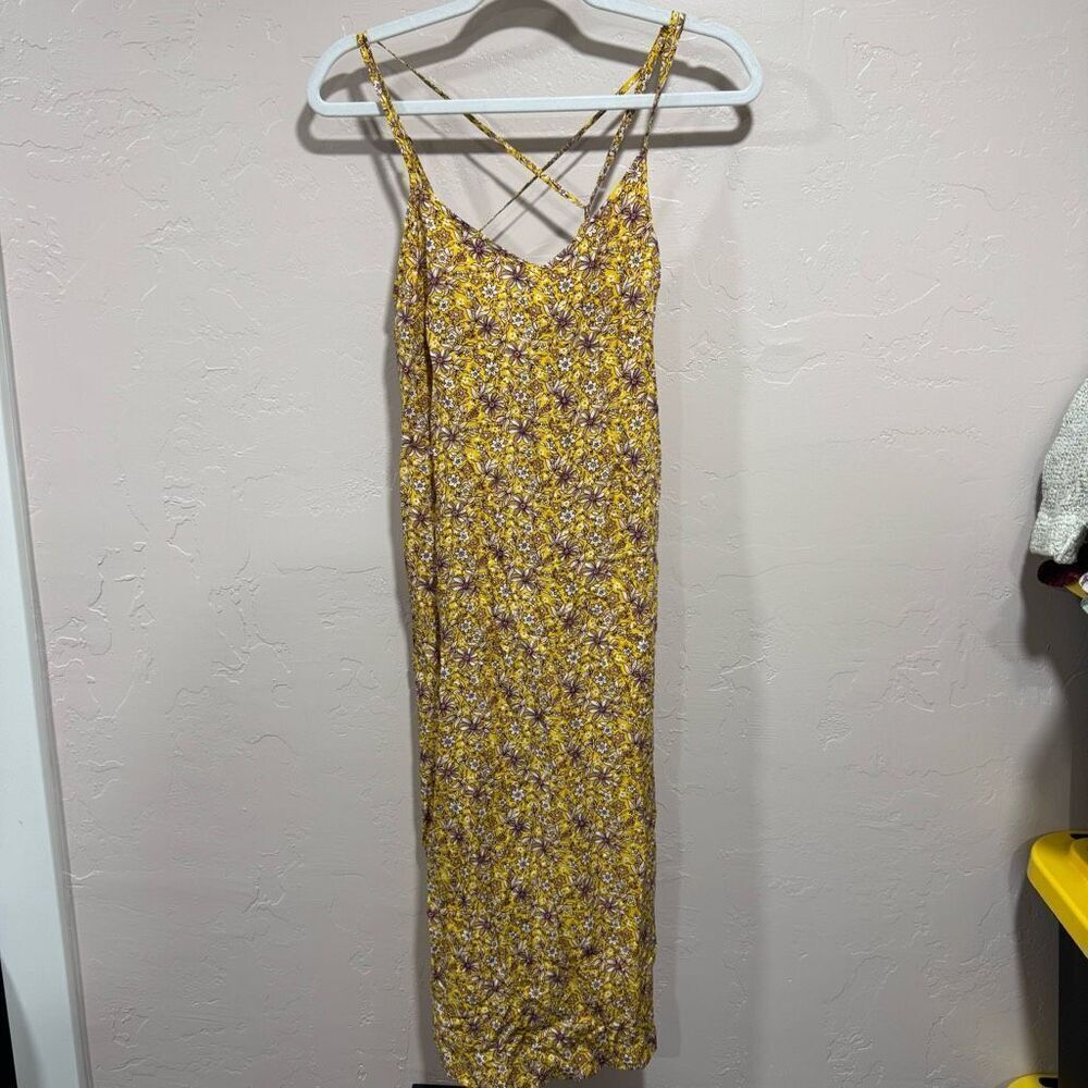 NEW NWT Womens GAP Double Strap Print Midi Dress Casual Party Dress $59
